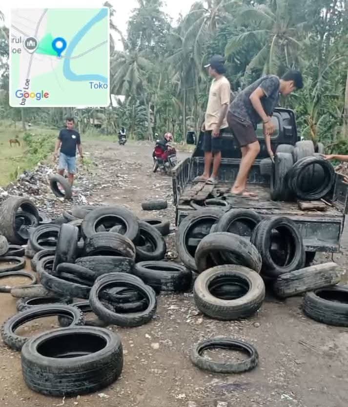Lurah Empoang Utara Sulap Tempat Pembuangan Sampah Menjadi Taman Kebun
